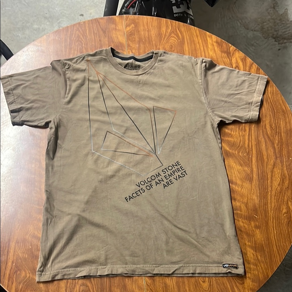 Volcom Men's Brown Graphic T-Shirt